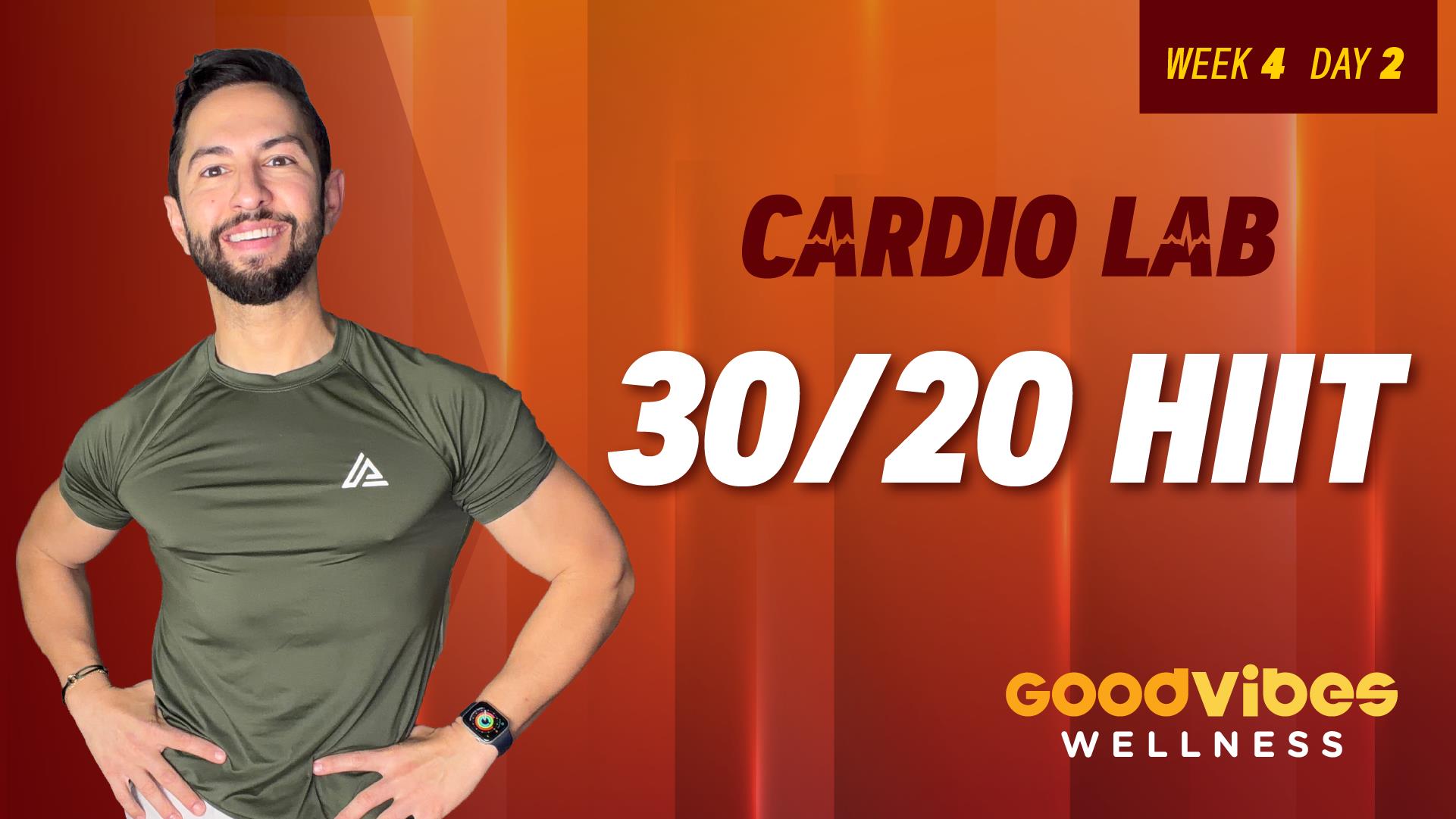 Cardio Lab Week 4, Day 2 - 30/20 HIIT