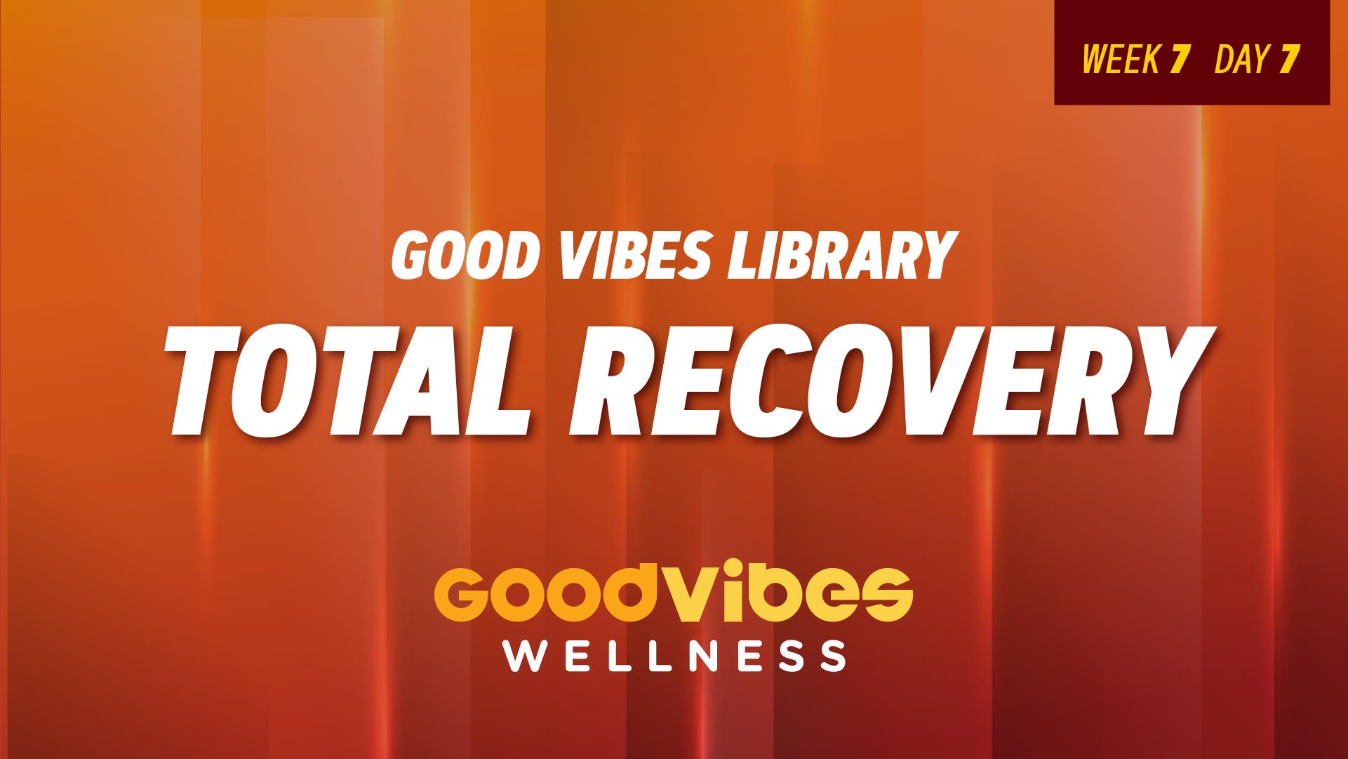 Cardio Lab Week 7, Day 7 - Total Recovery